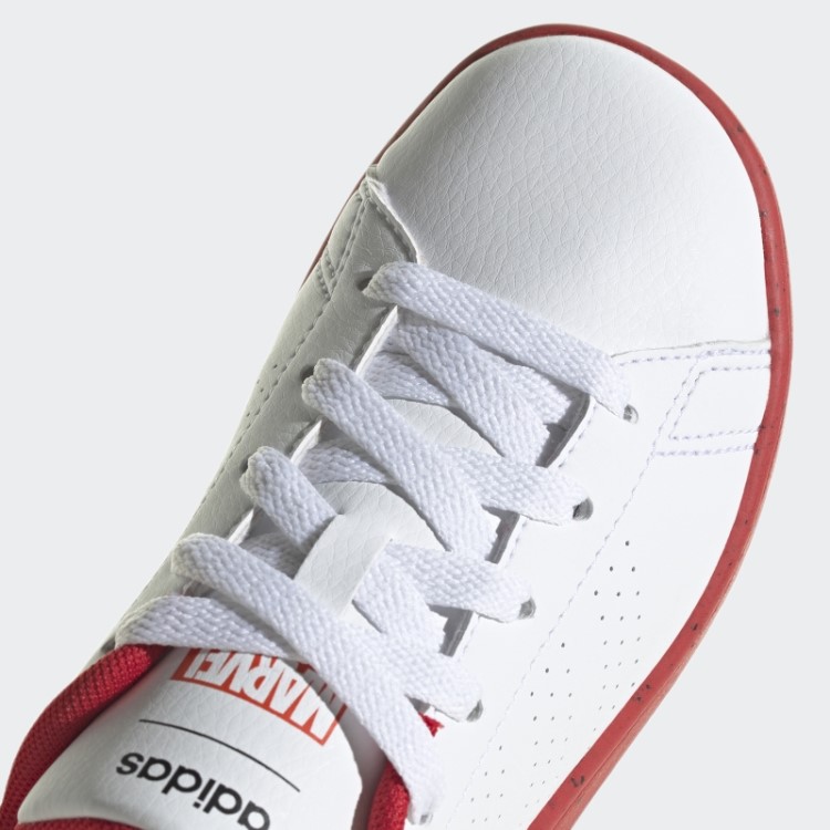 Adidas X Marvel Advantage Tênis De Renda Homem-aranha Branco Quente