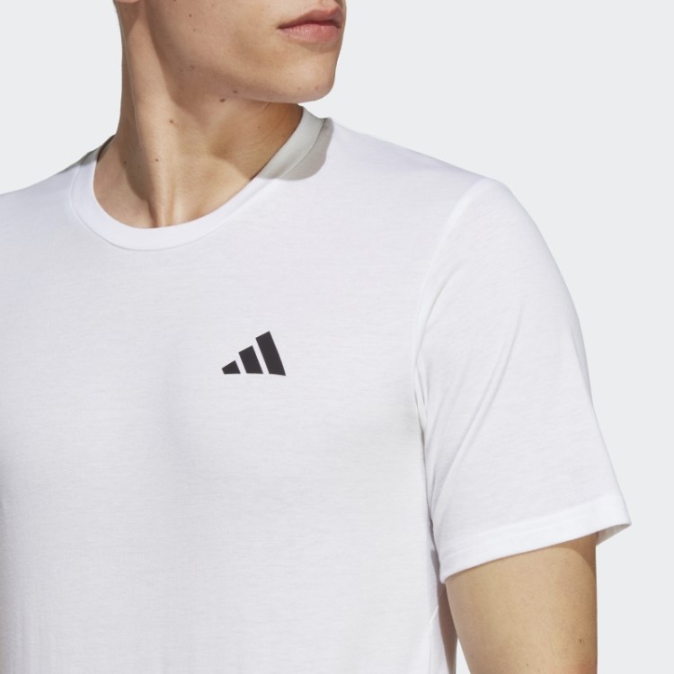 Camiseta De Treino Train Essentials Feelready Branca Adidas