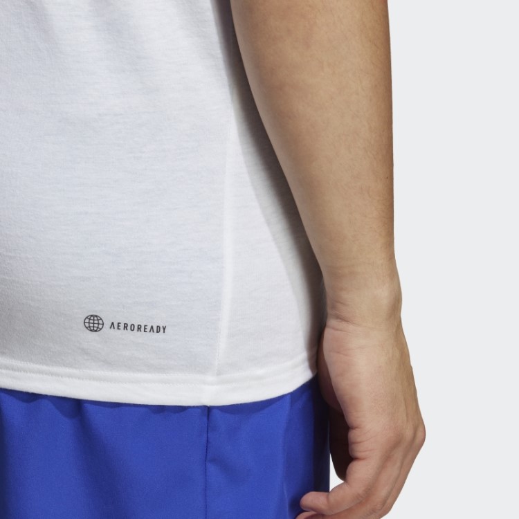 Camiseta De Treino Train Essentials Feelready Branca Adidas