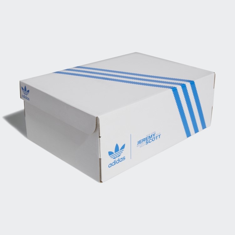 Adidas Jeremy Scott Forum 84 Baixo Mono Sapatos Preto Moda