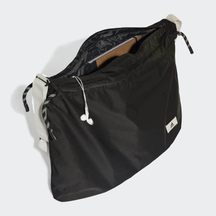 Bolsa De Ombro Clássica Cinched Shopper Preta Adidas