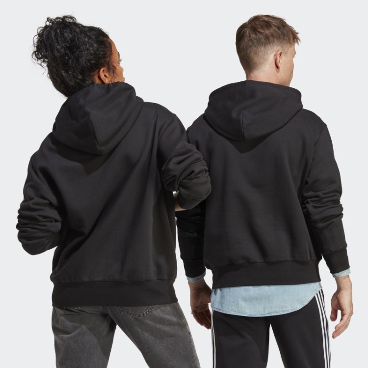 Moletom Com Capuz Gráfico Adidas Preto