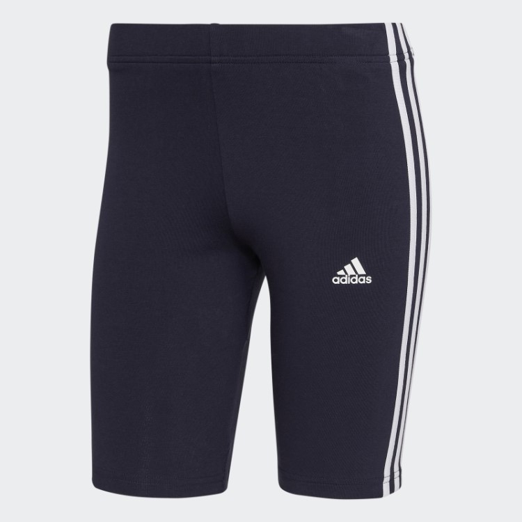 Bermuda De Ciclismo Com As Três Listras Adidas Essentials Ink