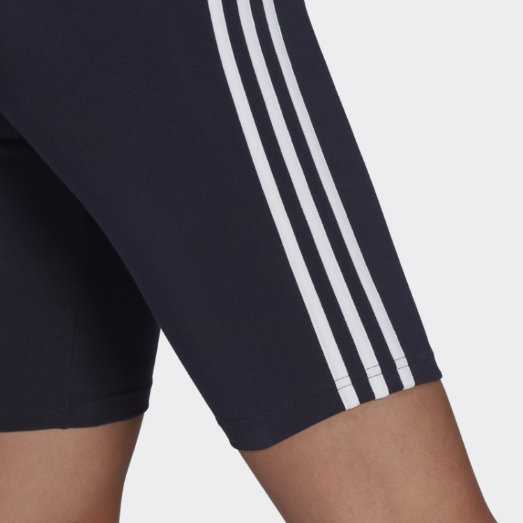 Bermuda De Ciclismo Com As Três Listras Adidas Essentials Ink