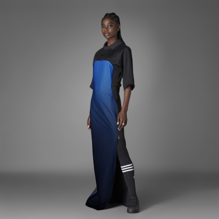 Versão Azul Vestido Preto Adidas