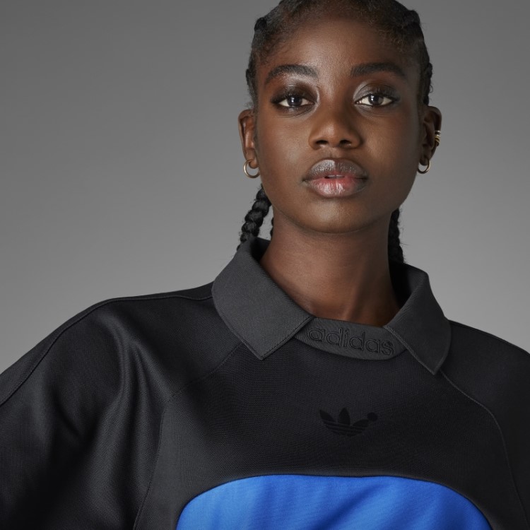 Versão Azul Vestido Preto Adidas