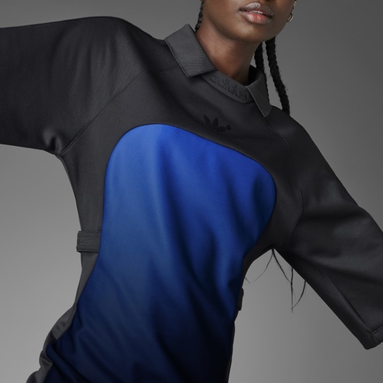 Versão Azul Vestido Preto Adidas