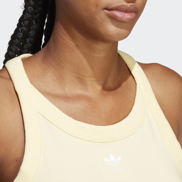 Adicolor Classics Regata Curta Com As Três Listras Amarelo Adidas