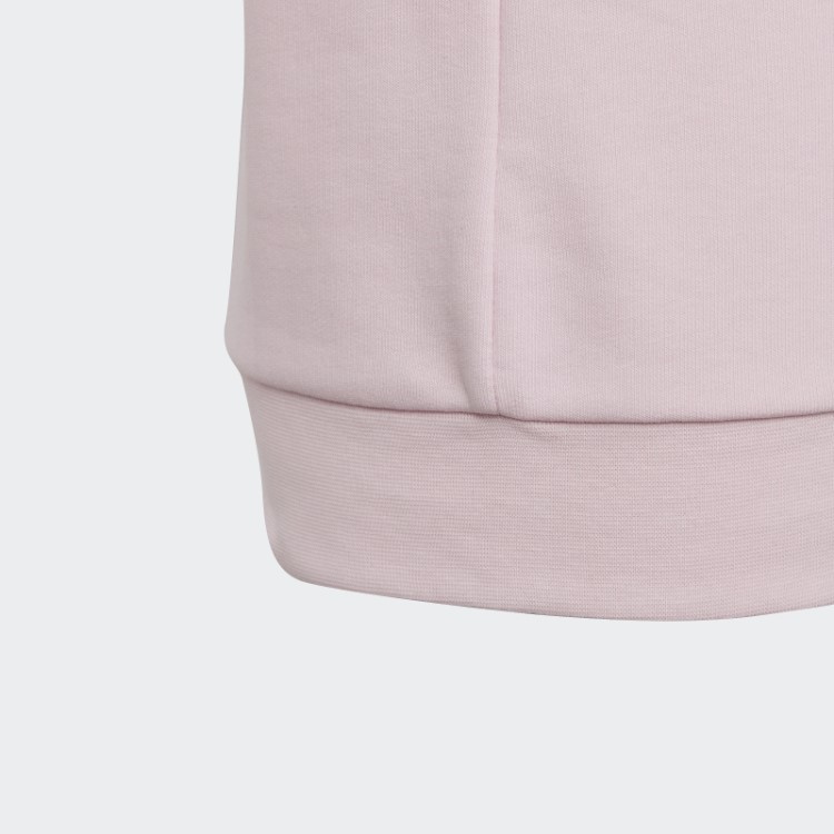 Essentials Moletom De Algodão Com Logo Grande Rosa Adidas