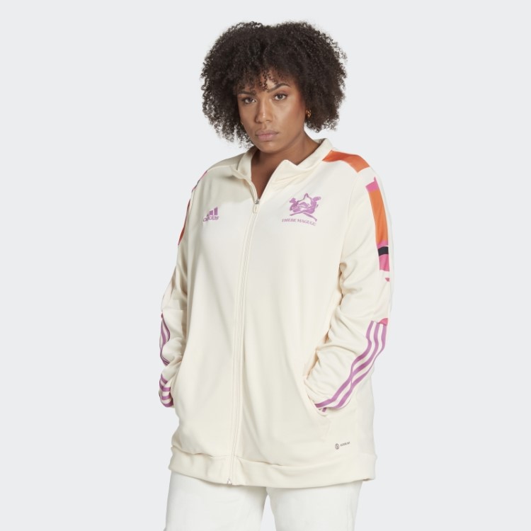 Jaqueta Thebe Magugu Tiro (tamanho Grande) Adidas Tom Ecru