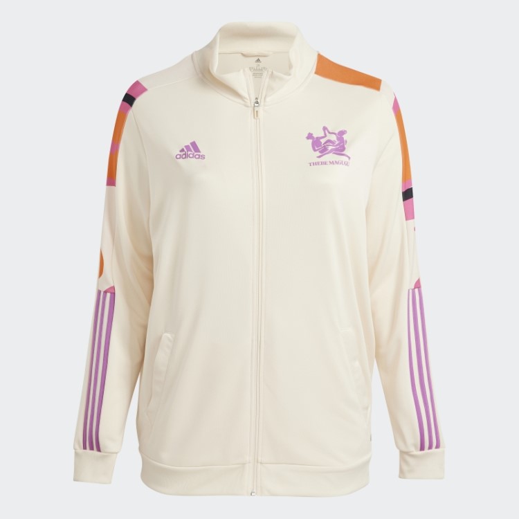 Jaqueta Thebe Magugu Tiro (tamanho Grande) Adidas Tom Ecru