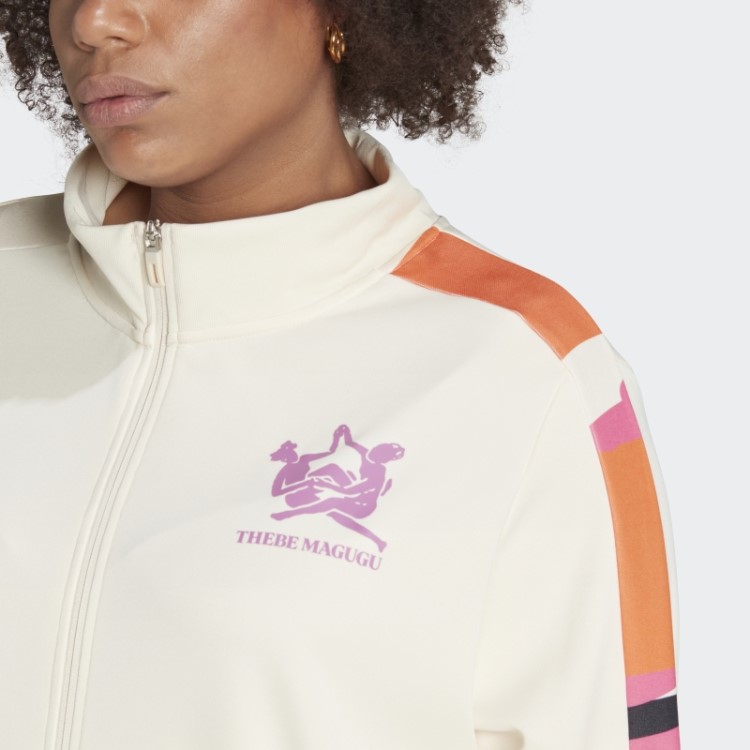 Jaqueta Thebe Magugu Tiro (tamanho Grande) Adidas Tom Ecru