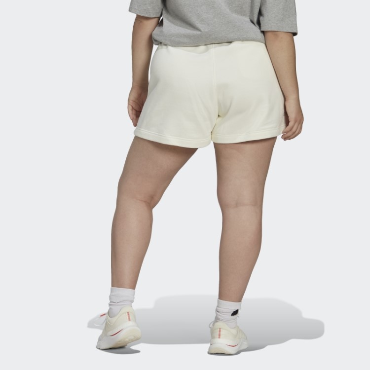 Shorts De Moletom (tamanho Grande) Adidas Branco