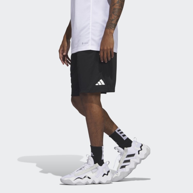 Distintivo De Shorts Esportivos Adidas Legends Da Moda Preta