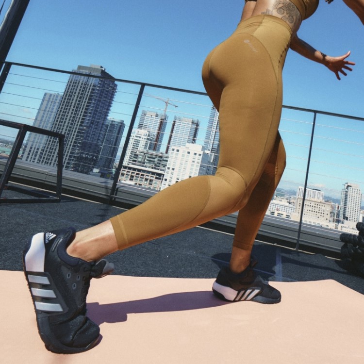 Legging Hiit Training 7/8 Adidas Bronze Customizada