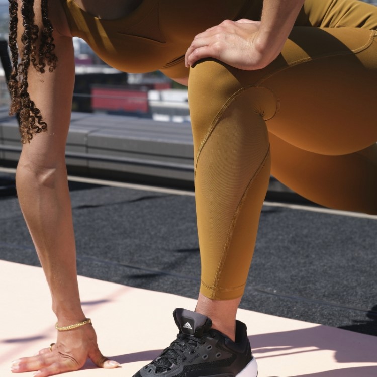 Legging Hiit Training 7/8 Adidas Bronze Customizada