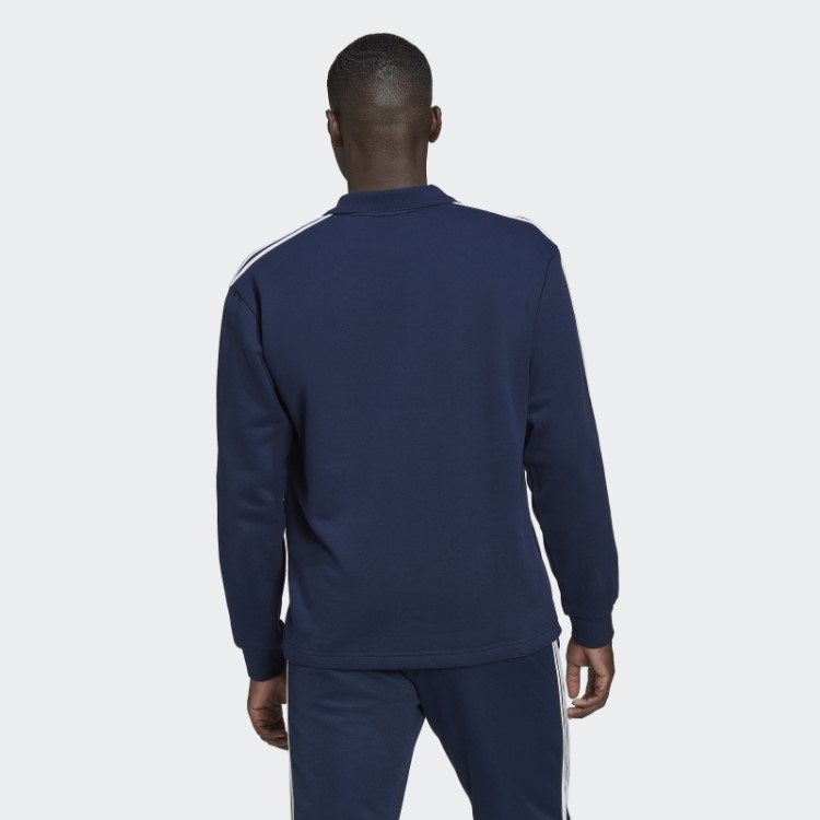 Adicolor 3 Listras Camisa Pólo Manga Longa Noite índigo Adidas