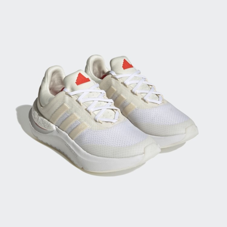 Elegante Sapato Vermelho Adidas Znsara Boost Estilo De Vida Adulto