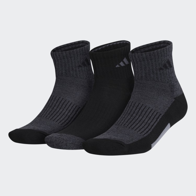 Meias Adidas Amortecidas X Trimestre Pretas 3 Pares