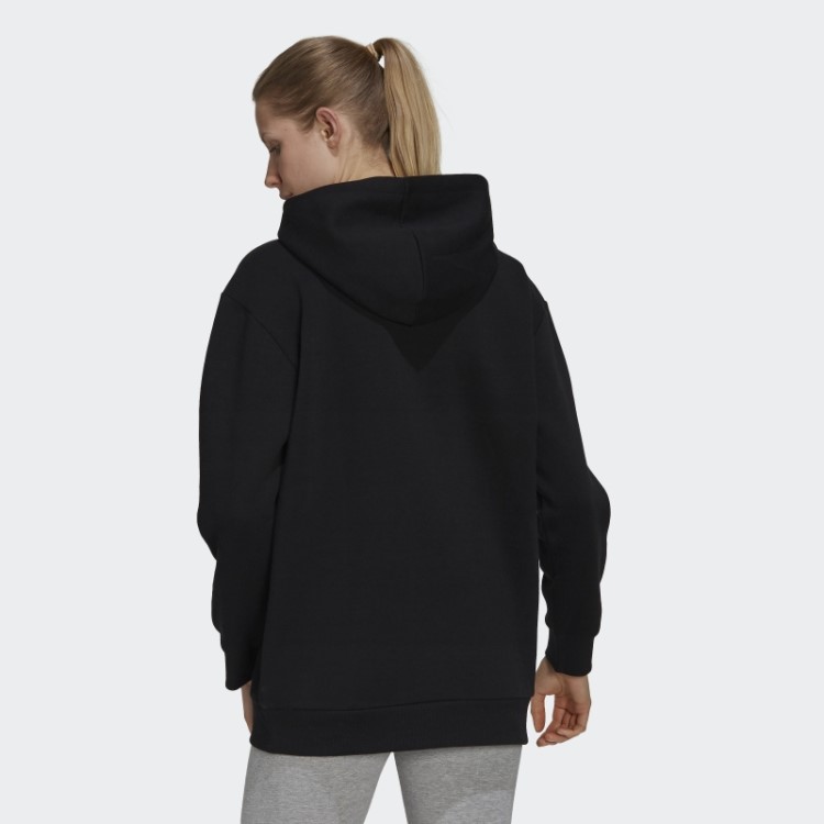 Moletom Oversize De Lã Adidas Black Essentials