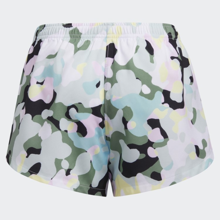 Short Tecido Branco Com Estampa Allover Adidas