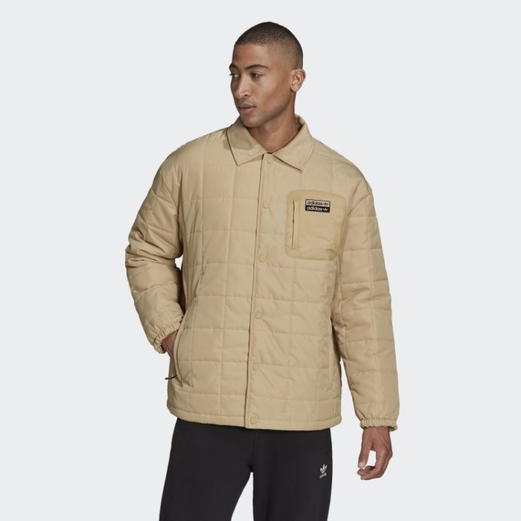 R.y.v. Jaqueta Coach Acolchoada Tom Bege Adidas