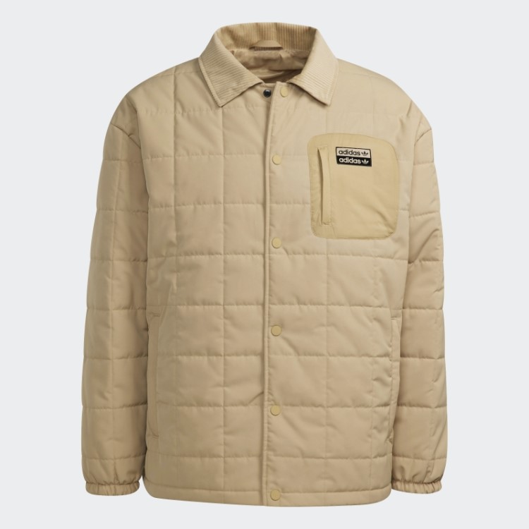 R.y.v. Jaqueta Coach Acolchoada Tom Bege Adidas