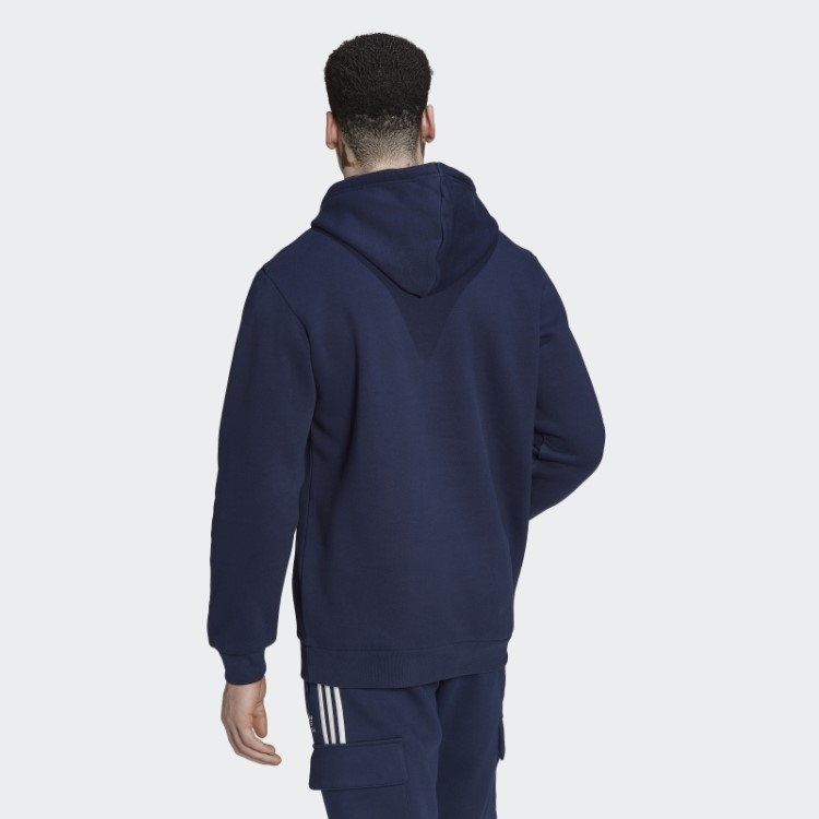 Moletom Com Capuz Adicolor Essentials Trefoil Night Indigo Adidas