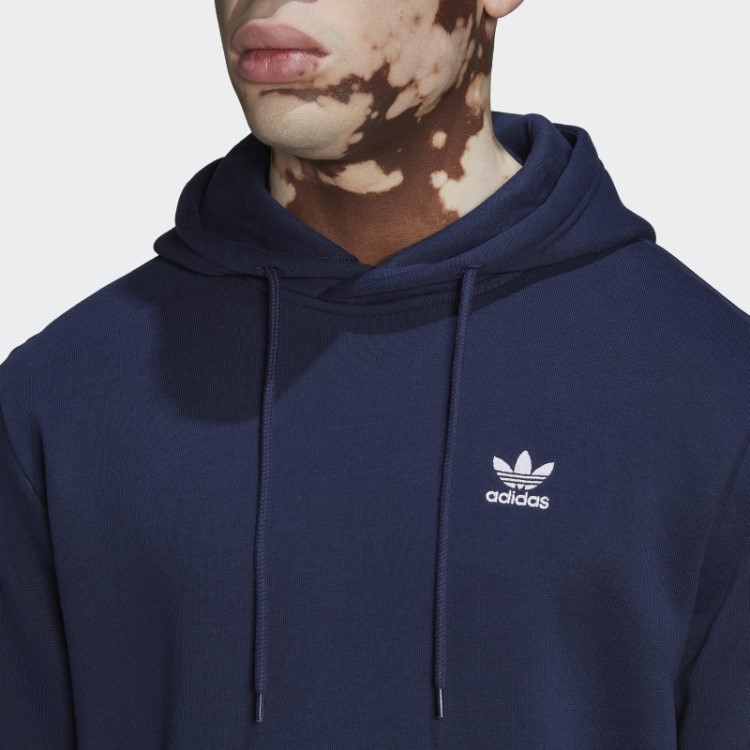 Moletom Com Capuz Adicolor Essentials Trefoil Night Indigo Adidas