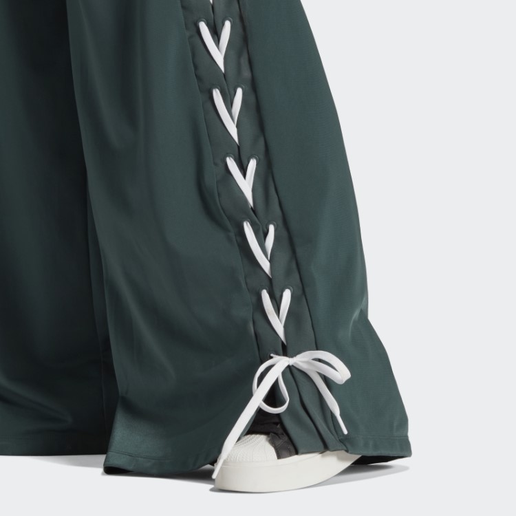 Calça Larga Rendada Verde Mineral Sempre Original (tamanho Grande) Adidas
