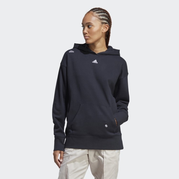 Moletom Adidas Preto Descontraído Com Estampas Inspiradas Em Cristais Curativos