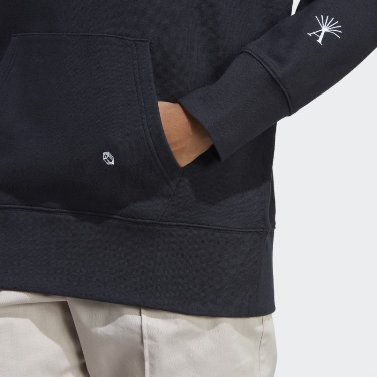 Moletom Adidas Preto Descontraído Com Estampas Inspiradas Em Cristais Curativos