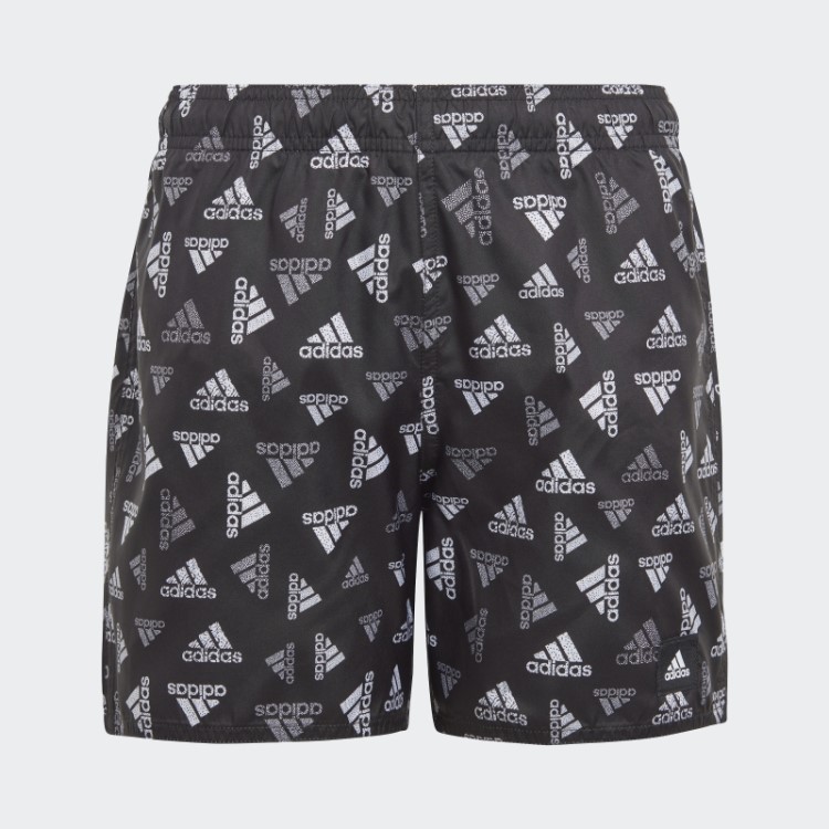 Short De Natação Clx Com Estampa De Logo Adidas Preto