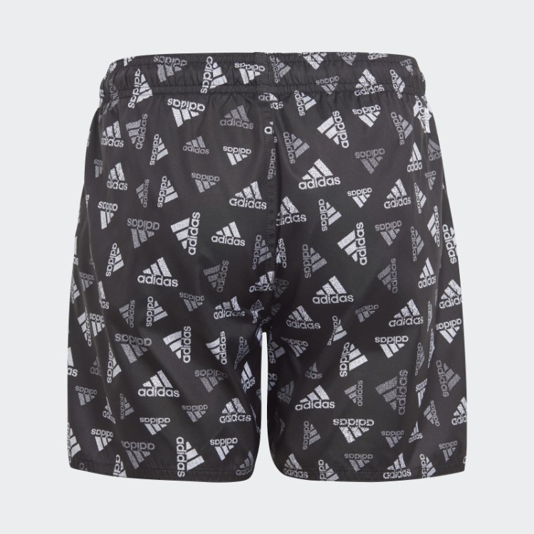 Short De Natação Clx Com Estampa De Logo Adidas Preto