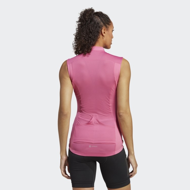 Fúcsia O Top De Ciclismo Sem Mangas Adidas