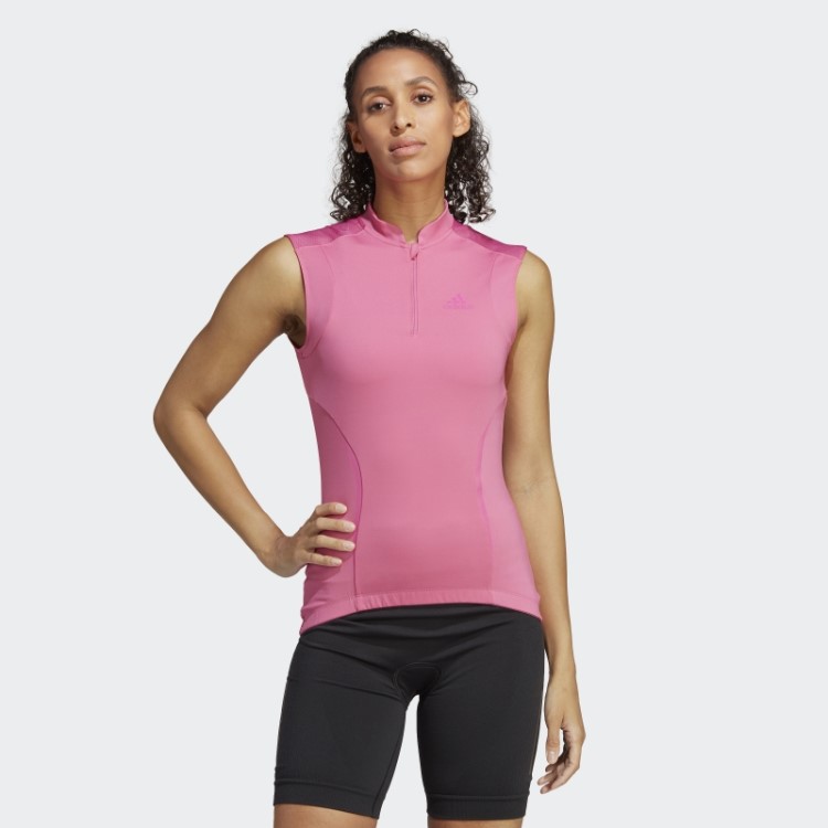 Adidas Fúcsia O Top De Ciclismo Sem Mangas