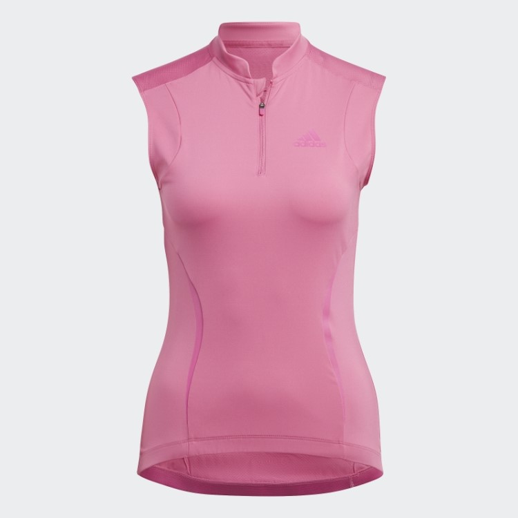 Adidas Fúcsia O Top De Ciclismo Sem Mangas