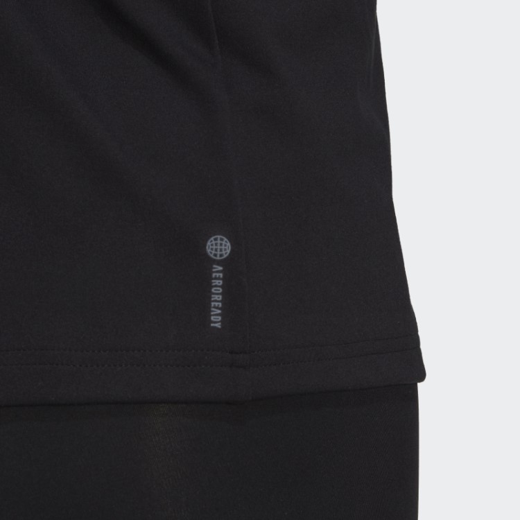 Top De Estúdio Preto Adidas