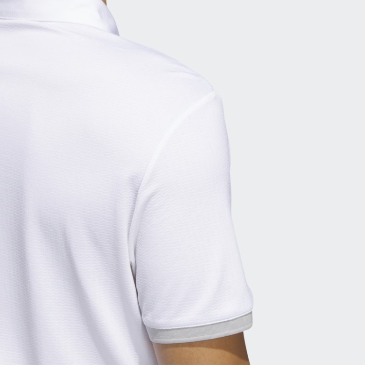Quente Adidas Heat.rdy Camisa Polo Branca