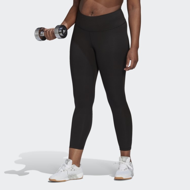 Leggings Pretas De Treino Optime (tamanho Grande) Adidas