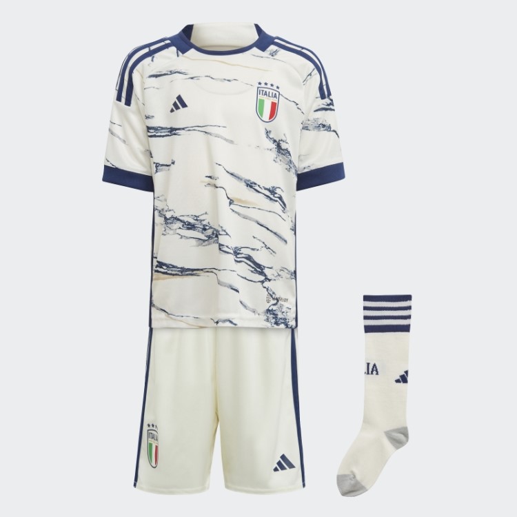 Mini Kit Itália 23 Away Adidas Branco