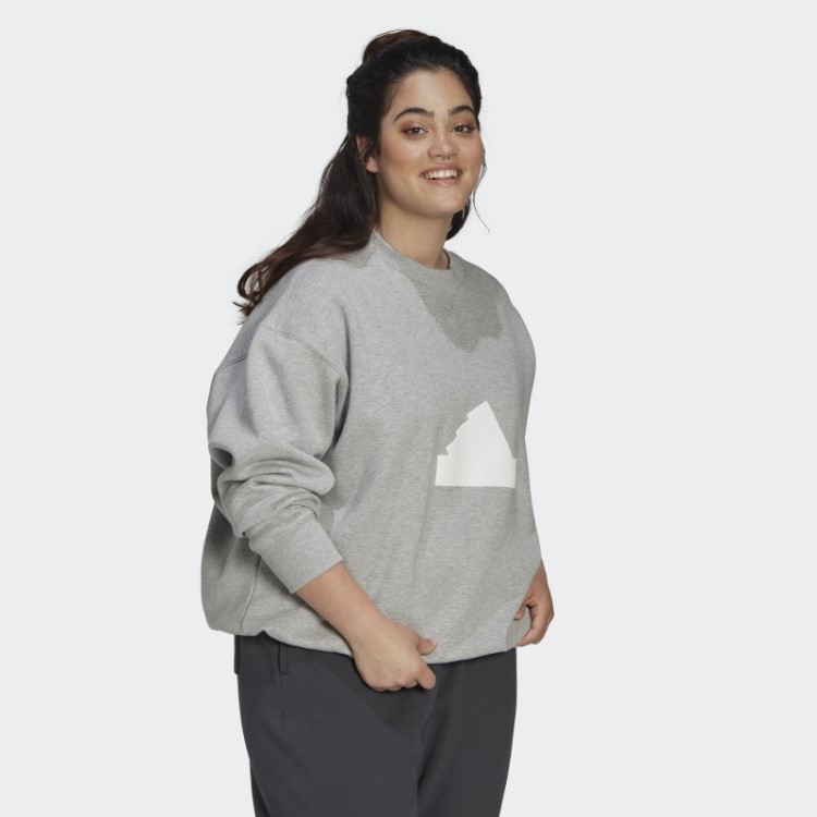 Moletom Adidas Cinza Médio (tamanho Grande)