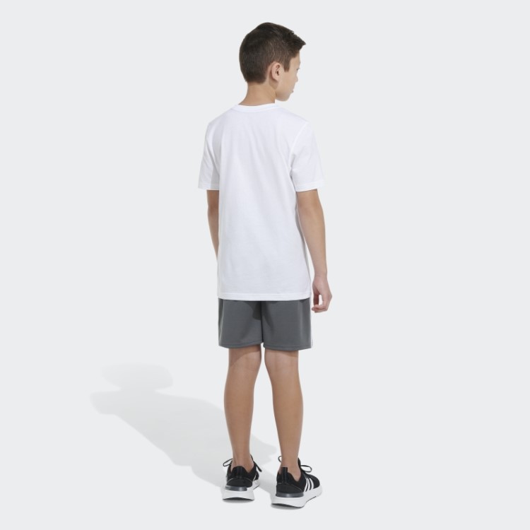 Camiseta Branca Adidas Ss Camo Logo
