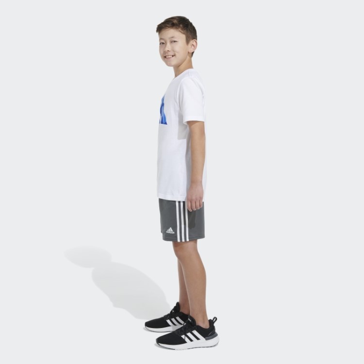 Camiseta Branca Adidas Ss Camo Logo