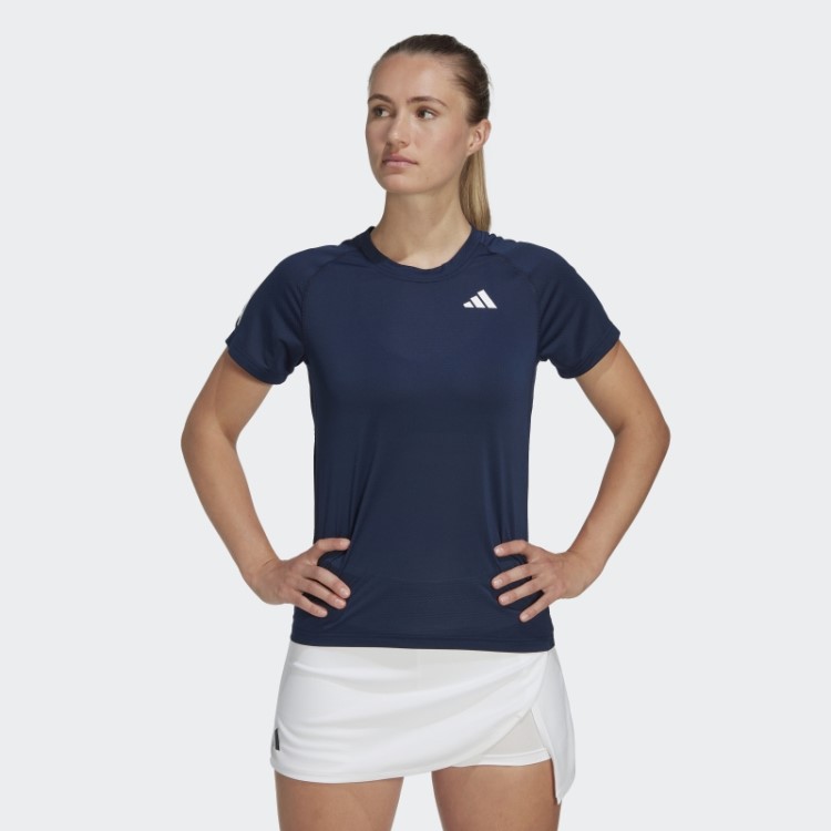 Camiseta De Tênis Adidas Club Azul Marinho