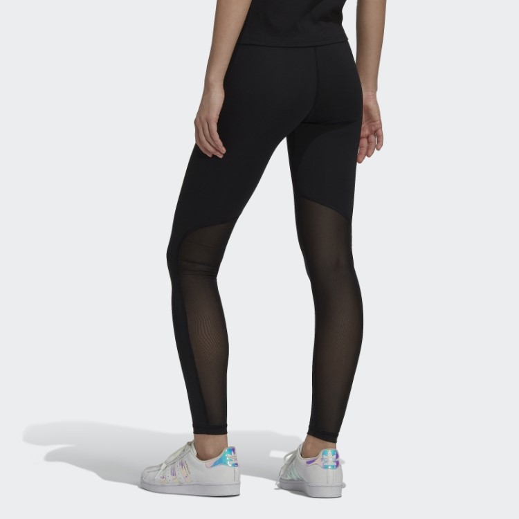 Legging Preta Olympique Lyonnais Adidas
