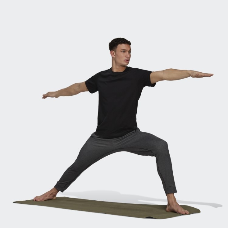 Calça Adidas Preta Aeroready Quente Para Yoga 7/8