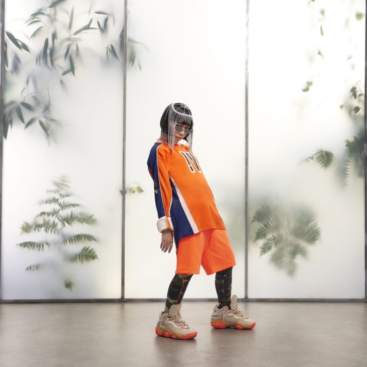 Bermuda De Lã Polar Adidas Laranja