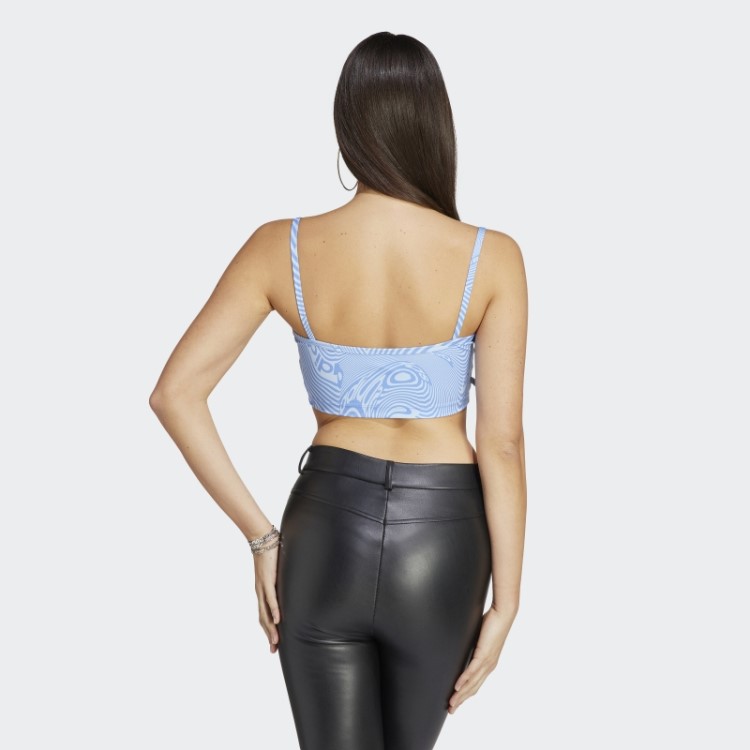 Top De Sutiã Com Estampa De Mármore Sky Adidas