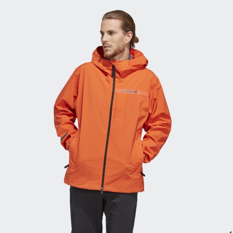 Laranja Adidas Terrex Multi Rain.rdy Jaqueta De Chuva De 2,5 Camadas